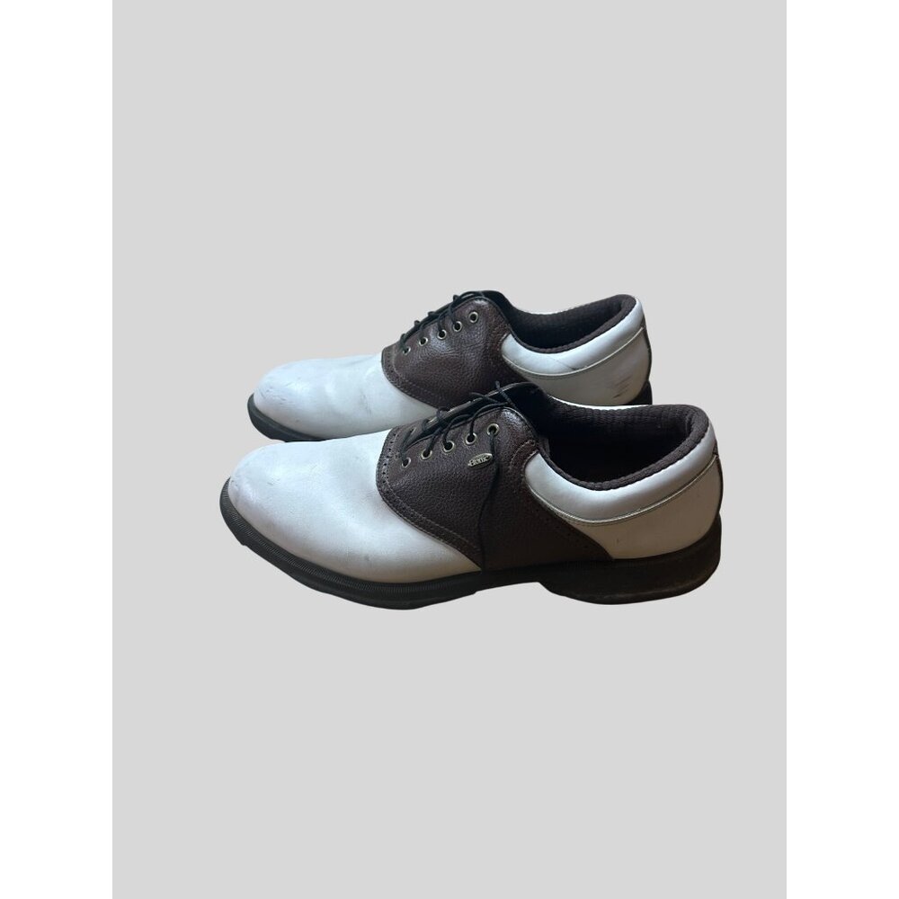 Etonic Men's Brown & White Synthetic  Golf Shoes Mens Size 11.5 - Picture 3 of 10